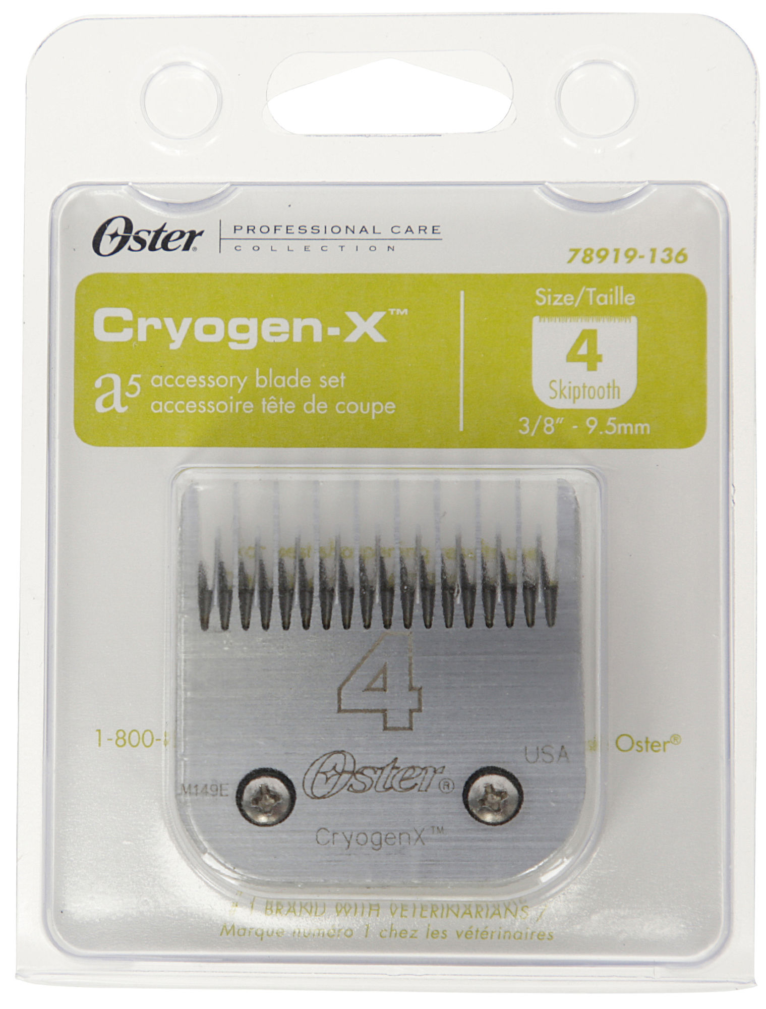 Oster Scherkopf, skip tooth
