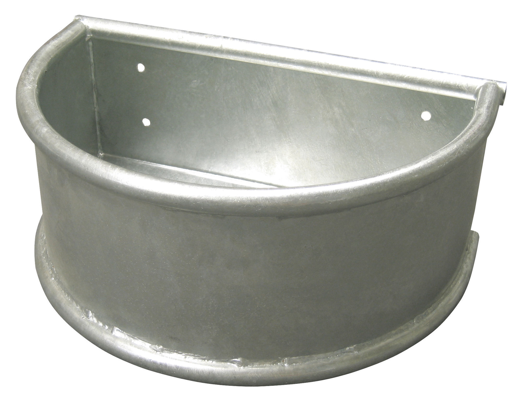 Rundtrog, schwere Ausführung, 28 Liter, silber, Metall feuerverzinkt