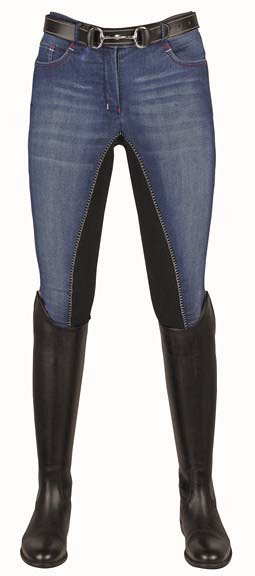 Reithose "Summer Denim", 3/4 Alos Besatz