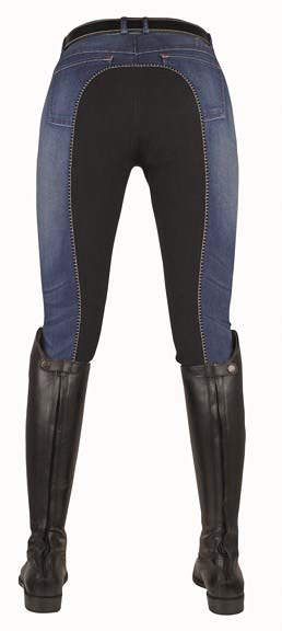 Reithose "Summer Denim", 3/4 Alos Besatz