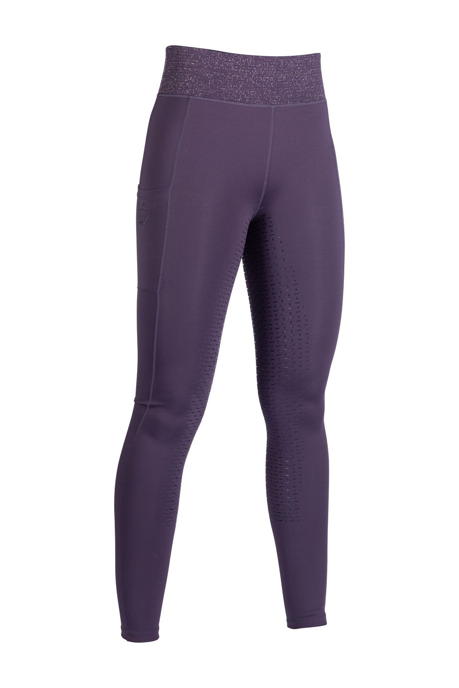 HKM Reitleggings "Lavender Bay" Silikon-Vollbesatz,taupe,32/34,Sale