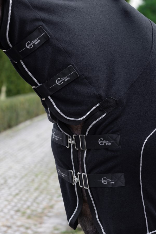 Fleecedecke CovallieroTherm, schwarz