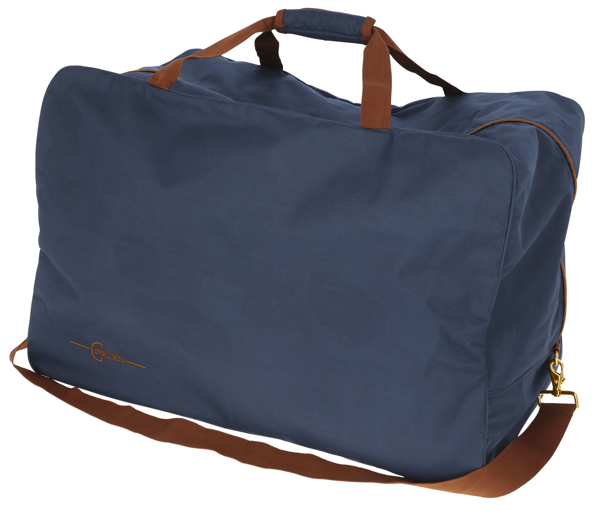 Covalliero Deckentasche Milano, navy/camel, 68 x 36 x 46 cm