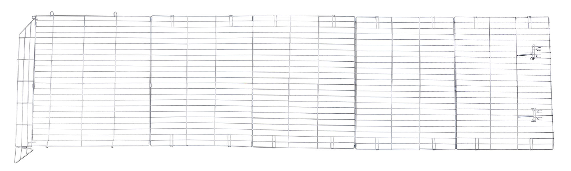 Kerbl Erweiterungselement mit Ausbruchssperre, 230 x 76 x 70 cm, Metall verzinkt
