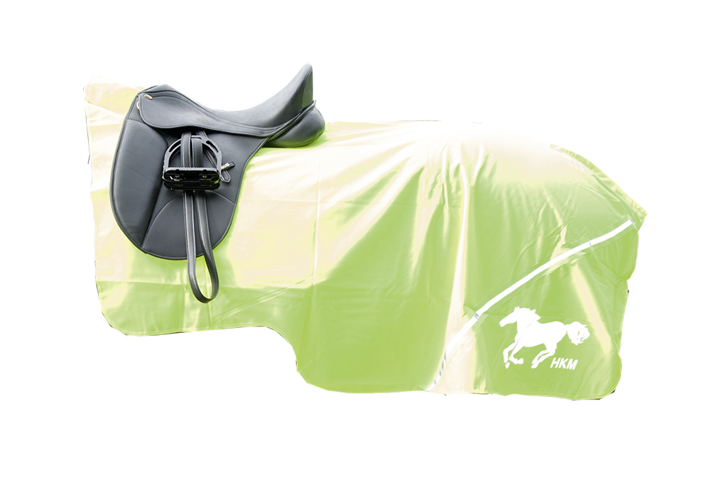 Warn-Nierendecke, Universalgröße bis 125 cm, Ausreitdecke, gelb