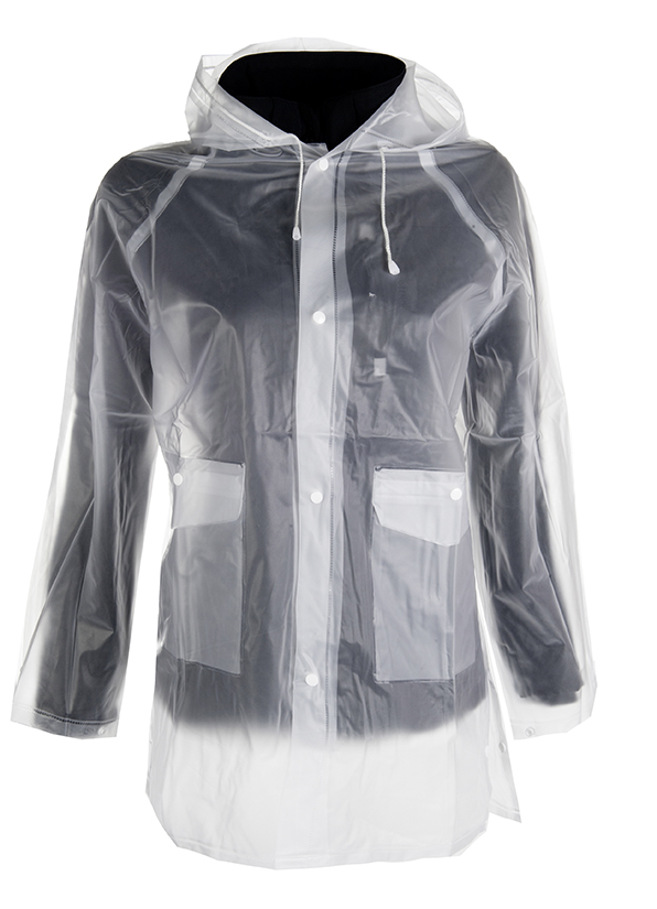 Regenjacke, transparent, Kinder, Damen