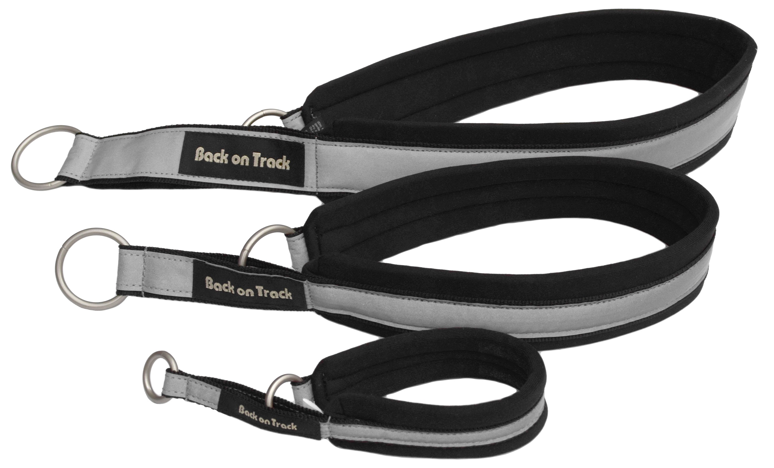 Back on Track Halsband Molly, schwarz/grau