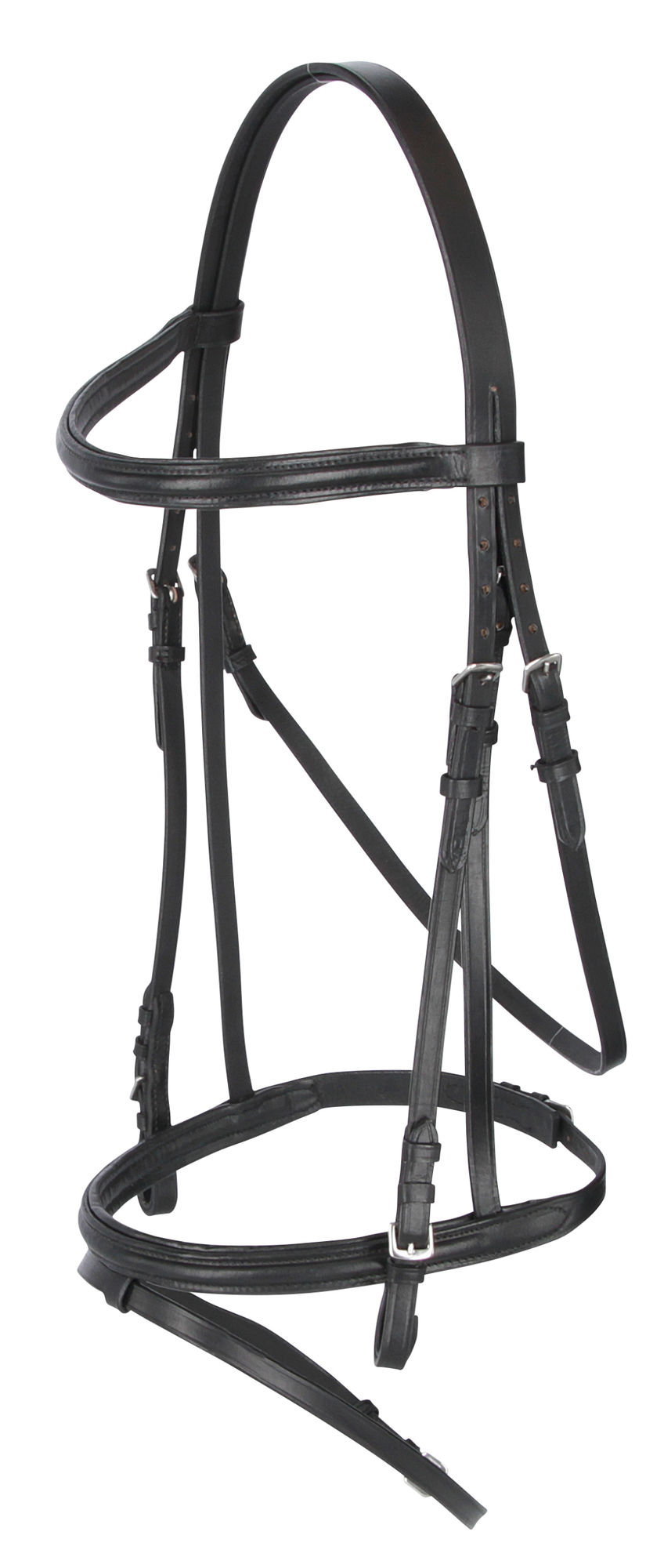 Covalliero Trensenzaum, Leder, schwarz, XXFull/Kaltblut