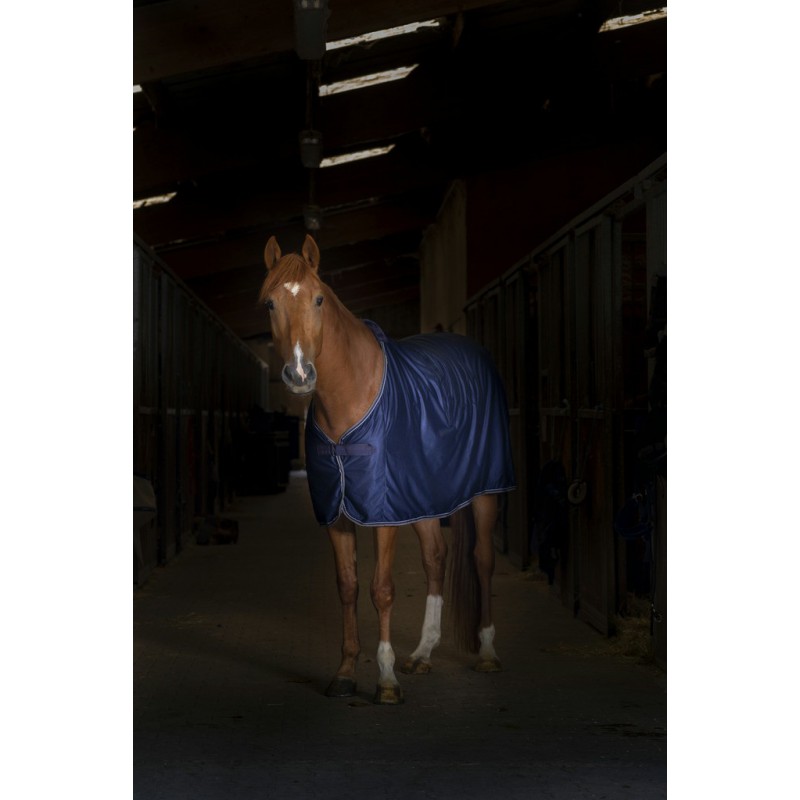 EQUITHÈME "Microfleece", Standard Decke, Pferdedecke, marineblau