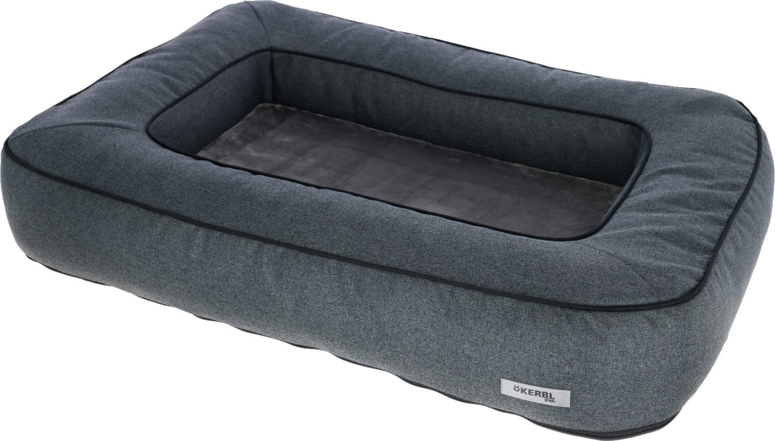 Kerbl Kuschelbett Platin Ortho, grau