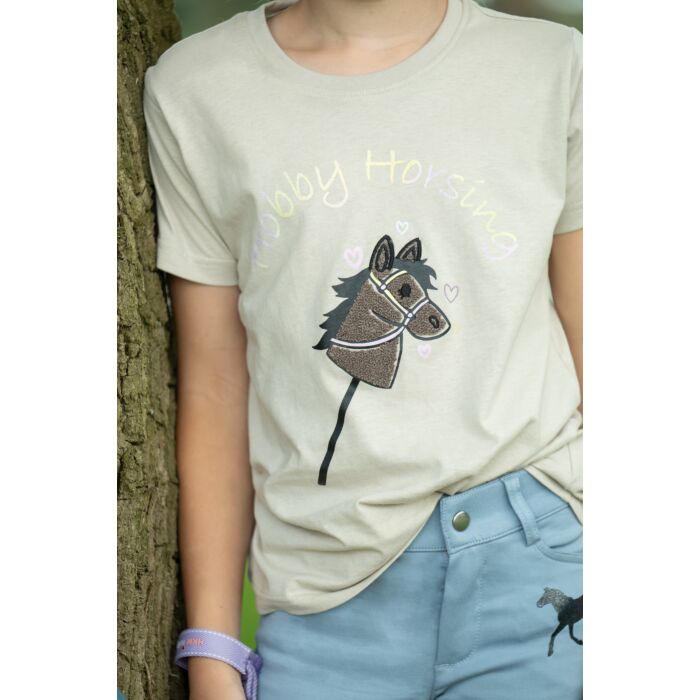 HKM T-Shirt "Hobby Horsing Rainbow", beige