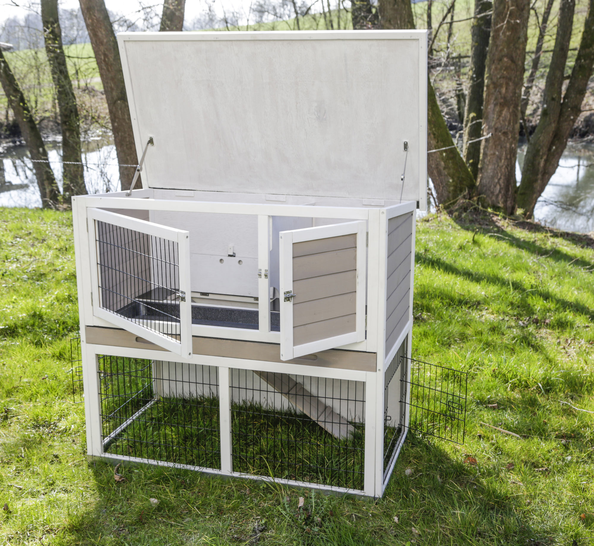 Nagerstall "Lucky", 115 x 65 x 100 cm, Holz