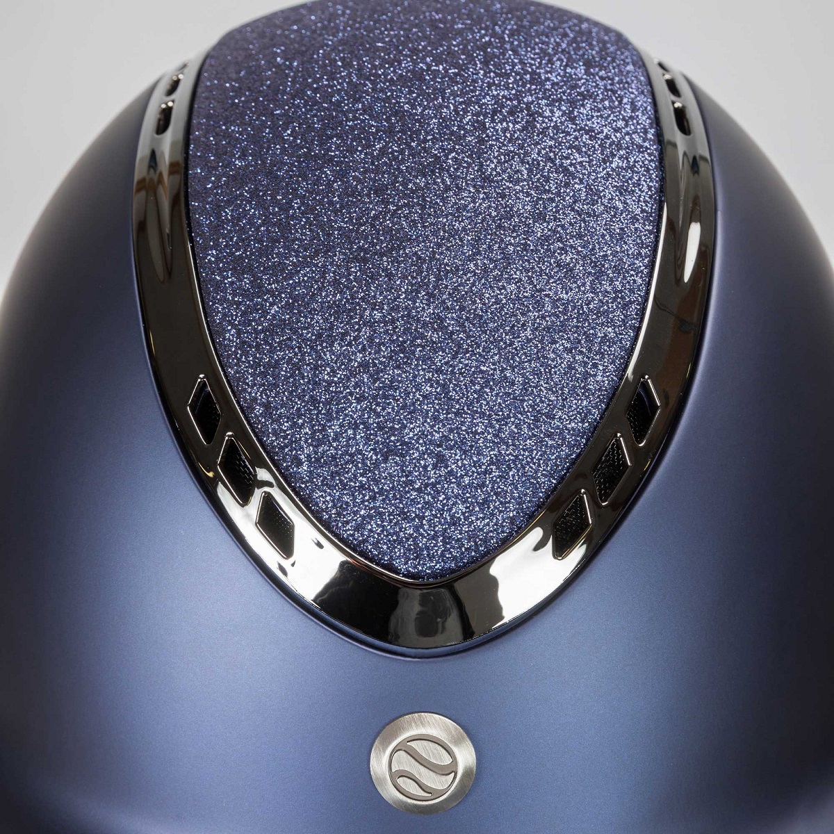 Back on Track EQ3 Pardus Reithelm, mit Justierrädchen, smooth - Blue sand
