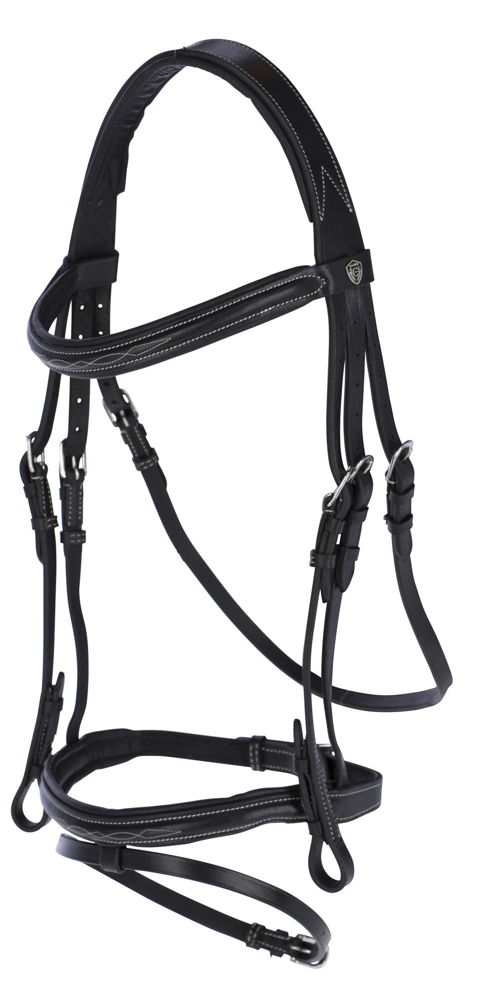 Covalliero Trensenzaum Classic, Leder, schwarz