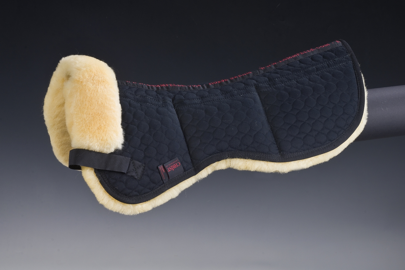 CHRIST Sattelpad "Ultra XH", mit -Taschen, Warmblut, schwarz/natur