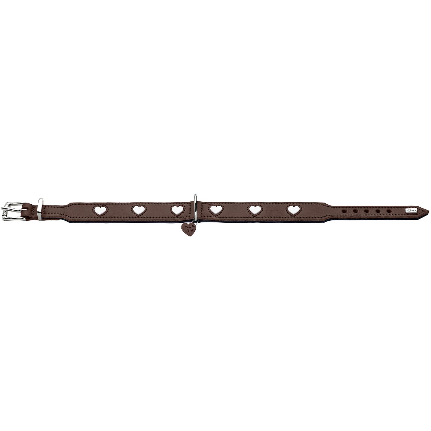 Hunter Halsband Love, braun/schwarz