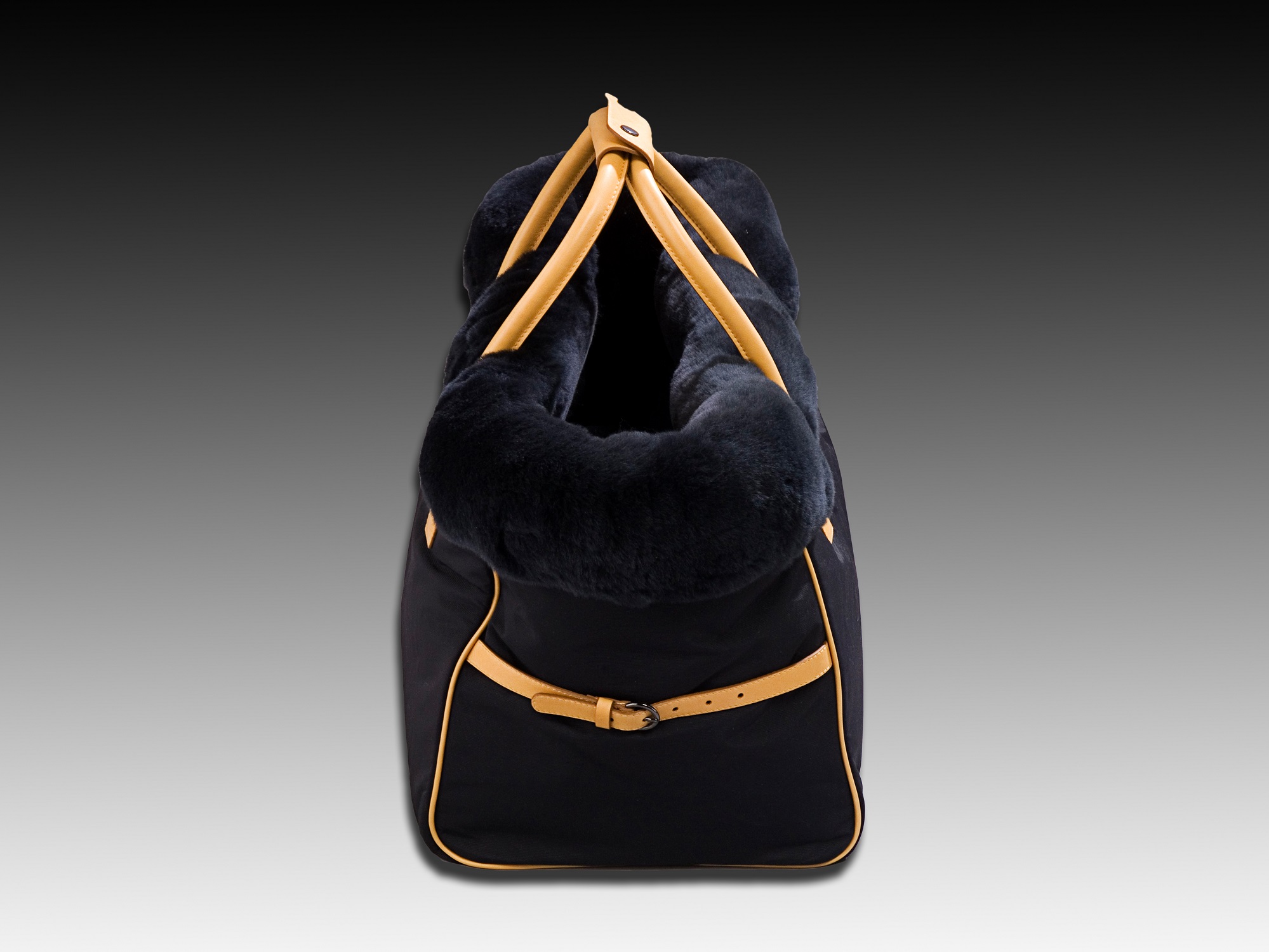 CHRIST Lammfell Hunde-Tragetasche "Bailey", Hundetasche, mit Lammfell