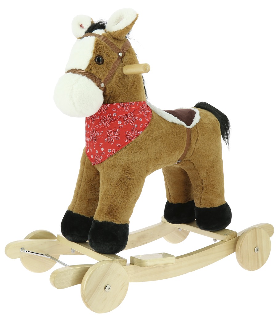 Equi-Kids Schaukelpferd, 74 x 30 x 64 cm, hellbraun, Cowboy