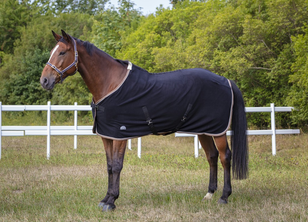 EQUITHÈME "Polyfun", Polarfleece, vielseitige Decke, Abschwitzdecke