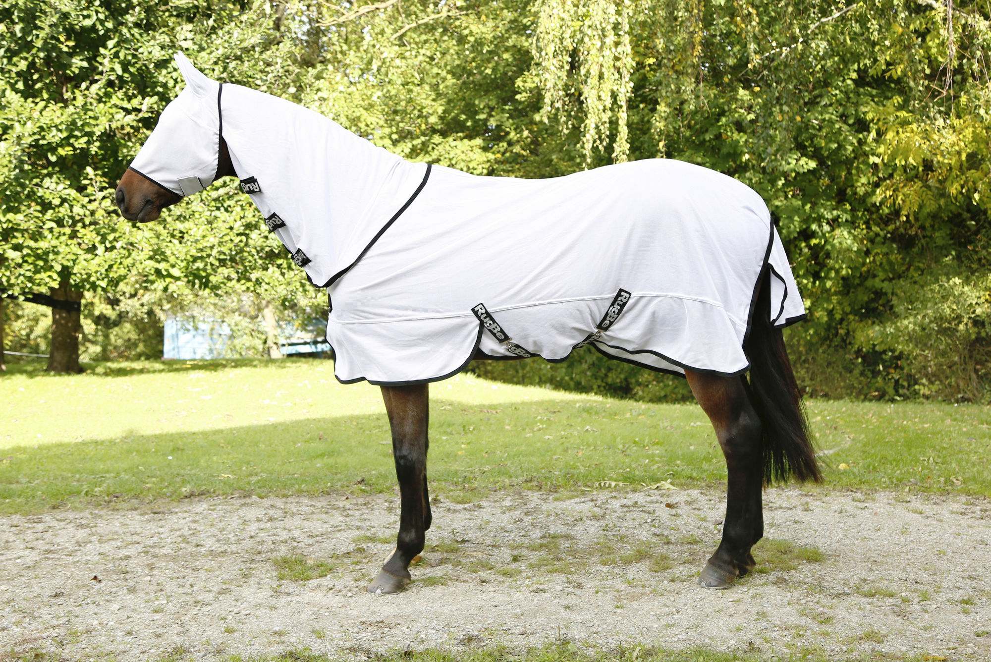 Covalliero Fliegendecke RugBe "SuperFly", weiß