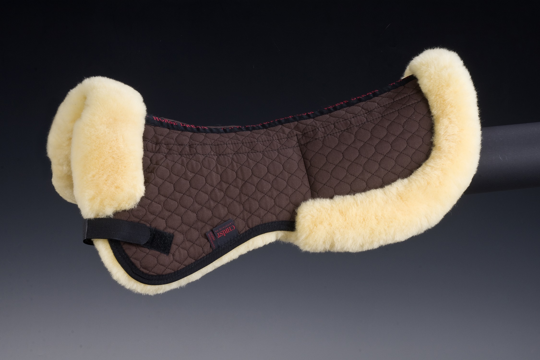 CHRIST Sattelpad "Ultra", mit Rand, mit Doppel-Taschen, Warmblut