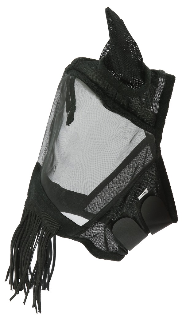 EQUITHÈME "Franges" Antifliegenmaske, schwarz