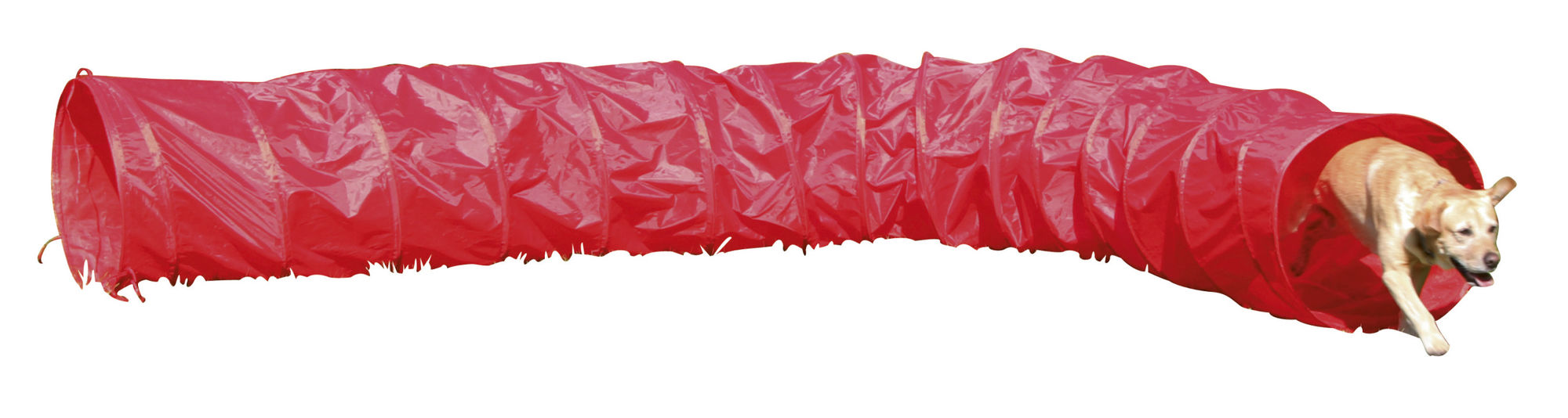Kerbl Hundetunnel "Agility", rot, 5 m lang, 60 cm Durchmesser