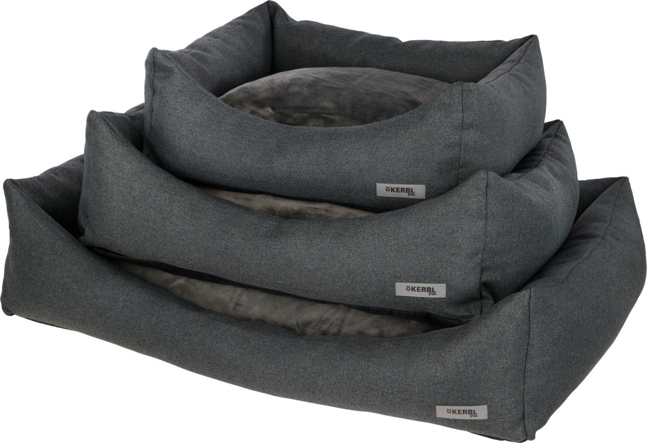 Kerbl Kuschelbett Platin Ortho,grau ,verschiedene Größen