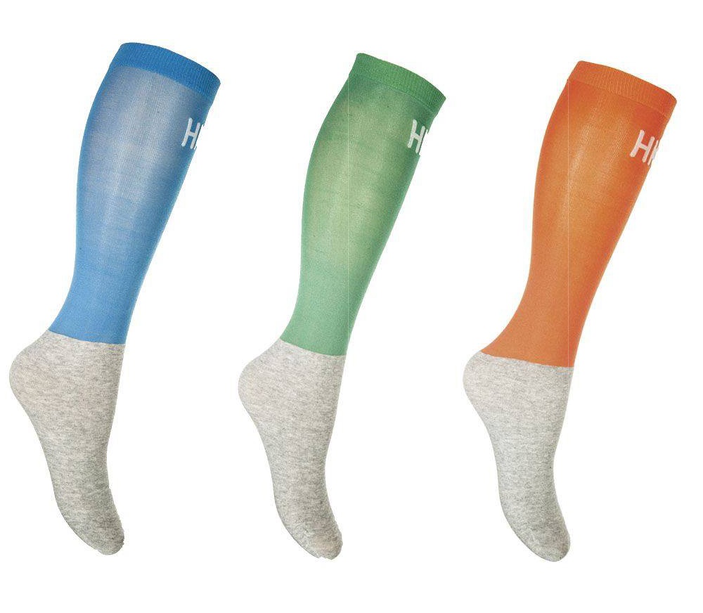 Reitsocken "Microcotton Colour", 3er-Set
