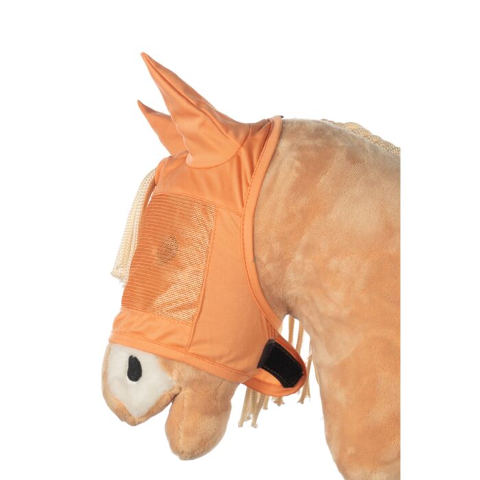 HKM Fliegenschutzmaske "Hobby Horsing",orange,Sale