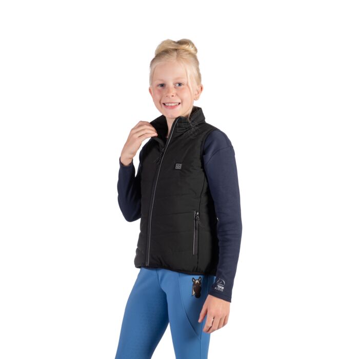 HKM Kinder-Heizweste "Cuddle" Style ,schwarz,Gr.164,Sale