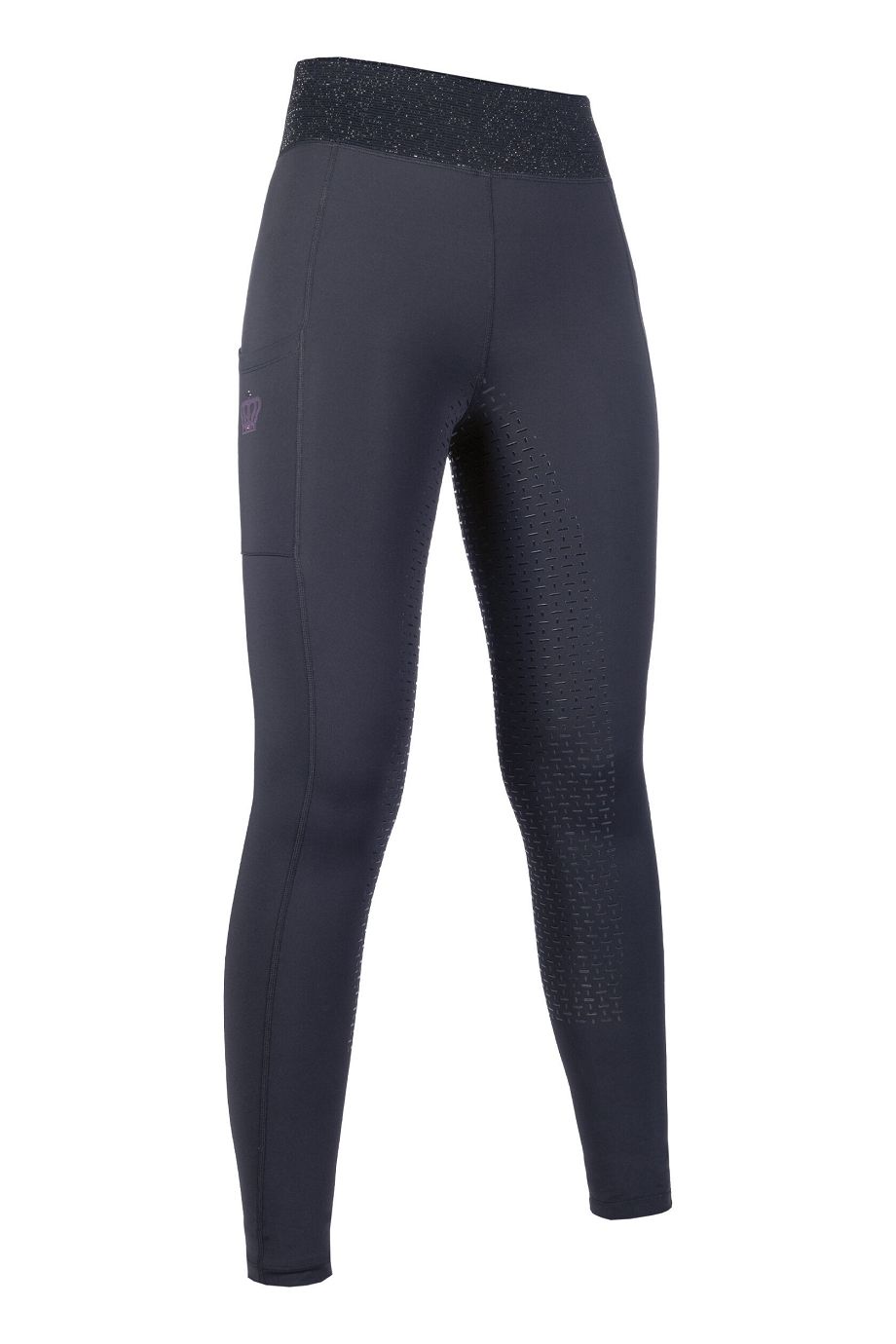 HKM Reitleggings "Lavender Bay" Silikon-Vollbesatz,taupe,32/34,Sale