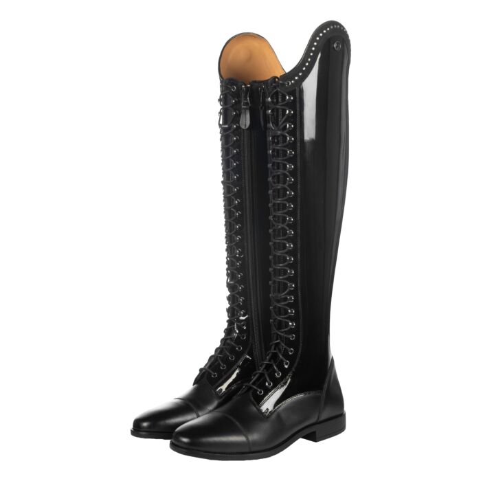 HKM Reitstiefel "Amalfi Lack" lang/normal,schwarz