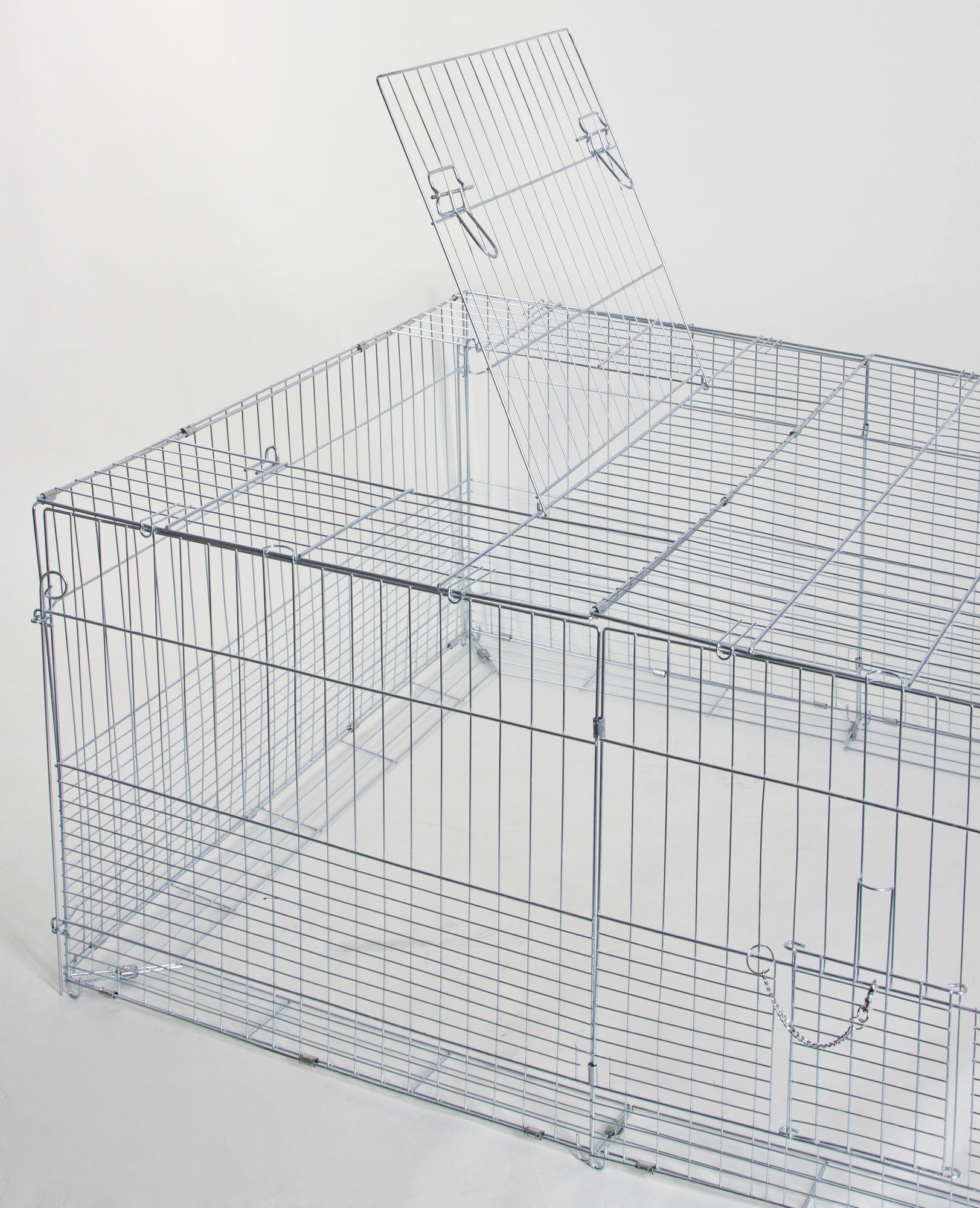 Kerbl Jungtier-Freilaufgehege mit Ausbruchssperre, 144 x 112 x 60 cm, Metall verzinkt