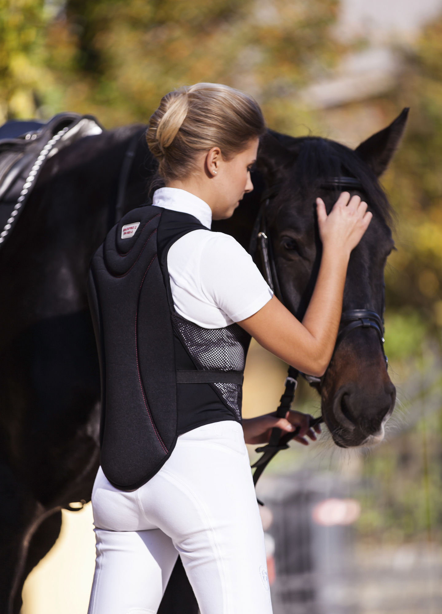 Covalliero Rückenschutz-Weste ProtectoSoft, Kinder, schwarz