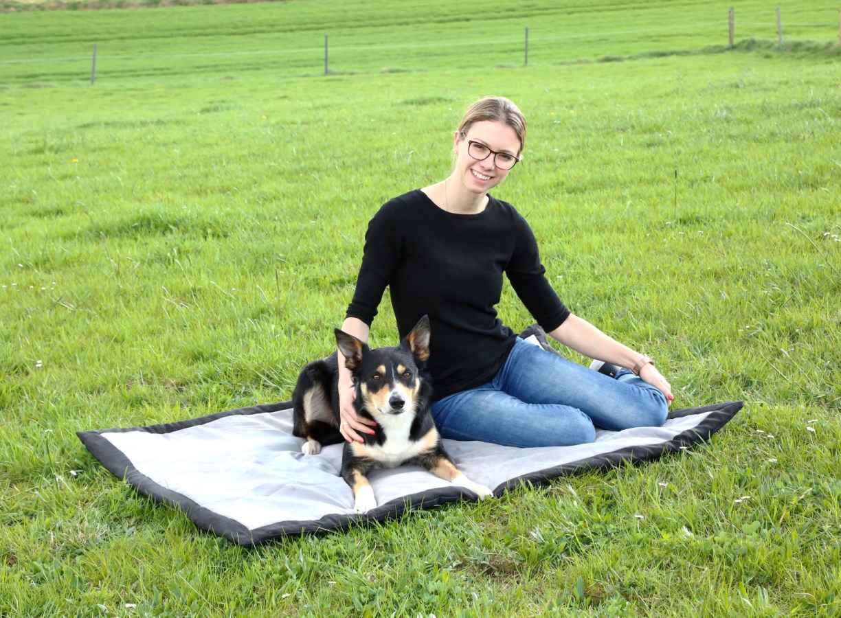 Kerbl Hundematte Trip ,grau/schwarz