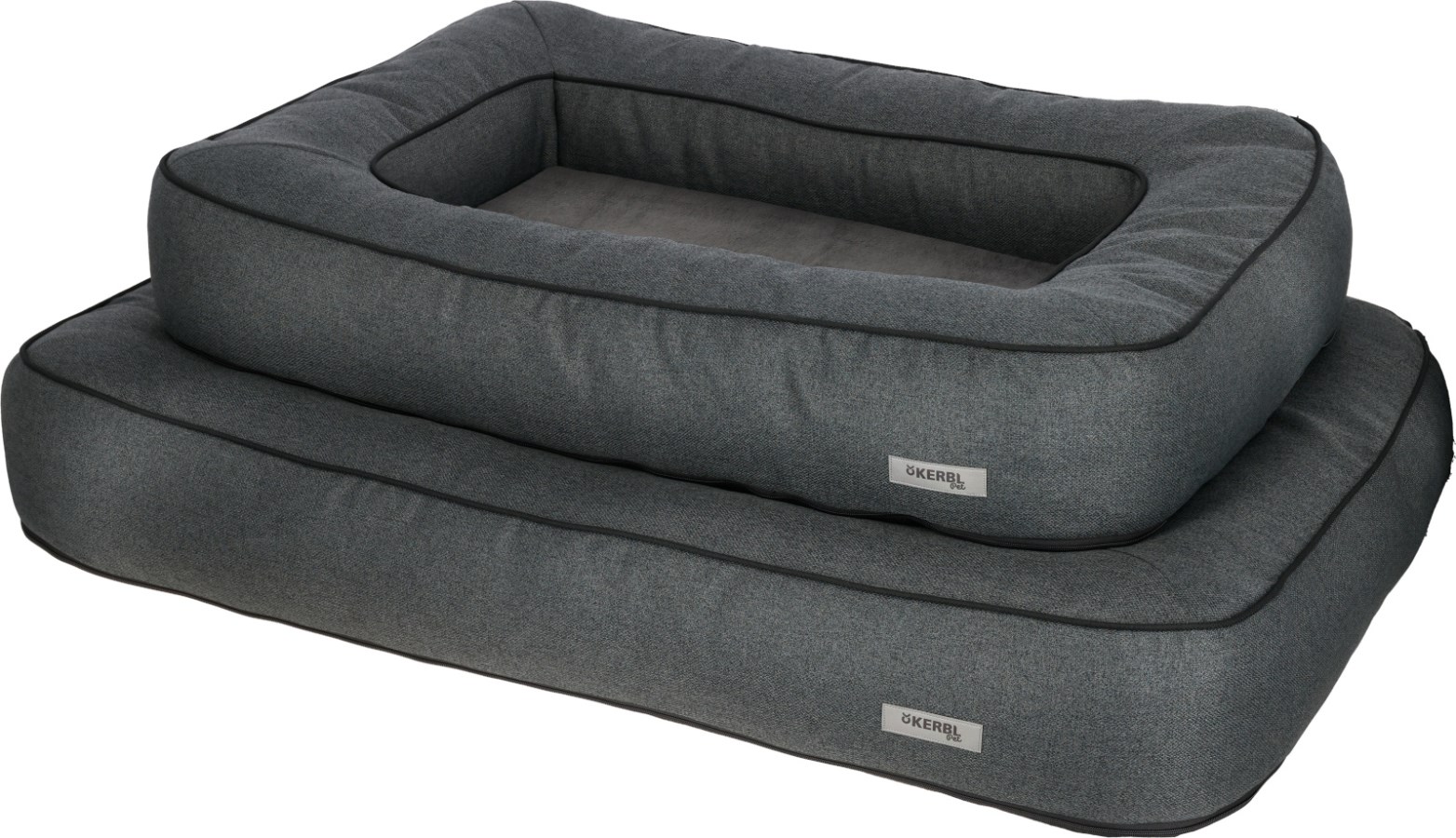 Kerbl Kuschelbett Platin Ortho, grau