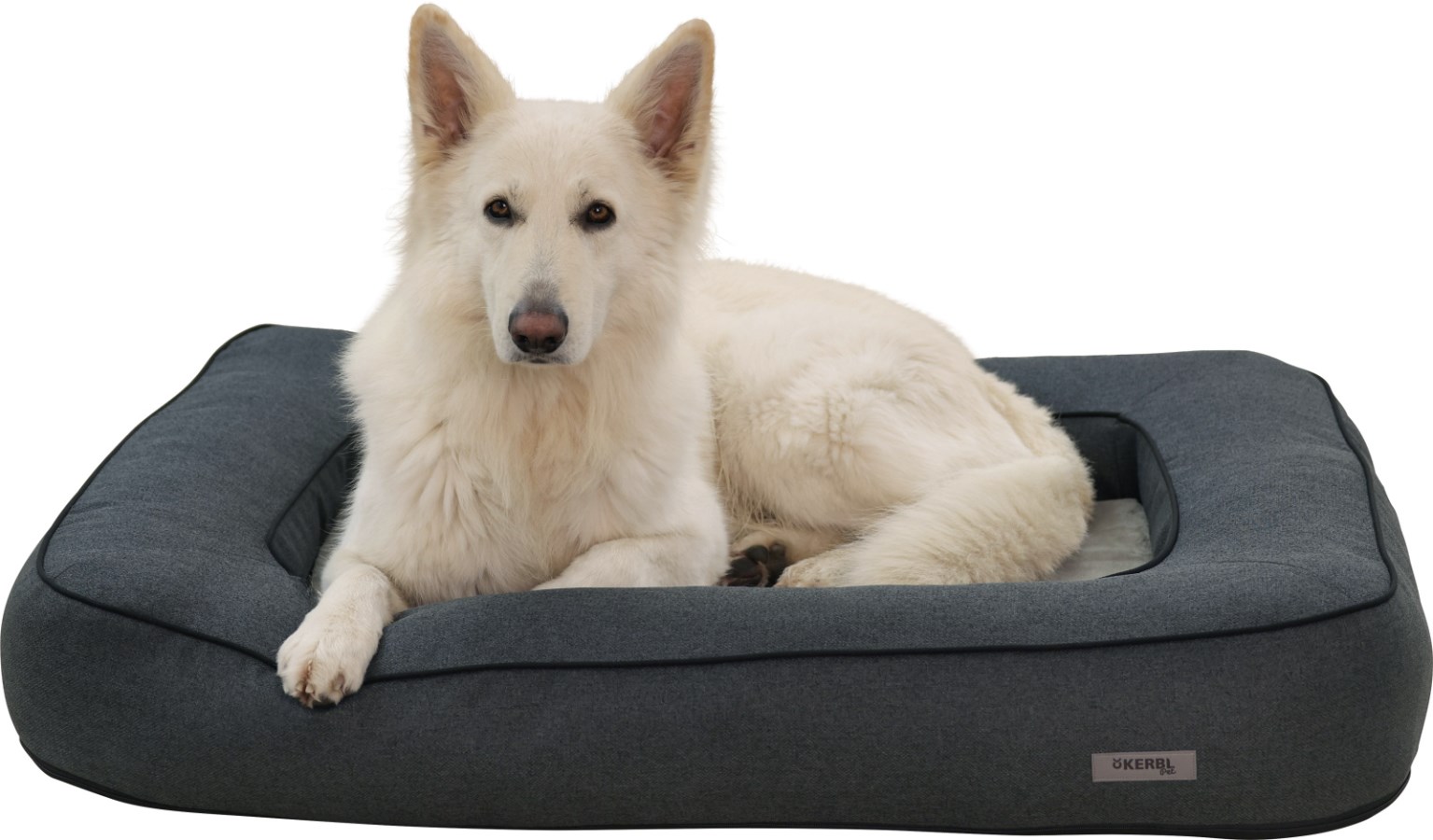 Kerbl Kuschelbett Platin Ortho, grau