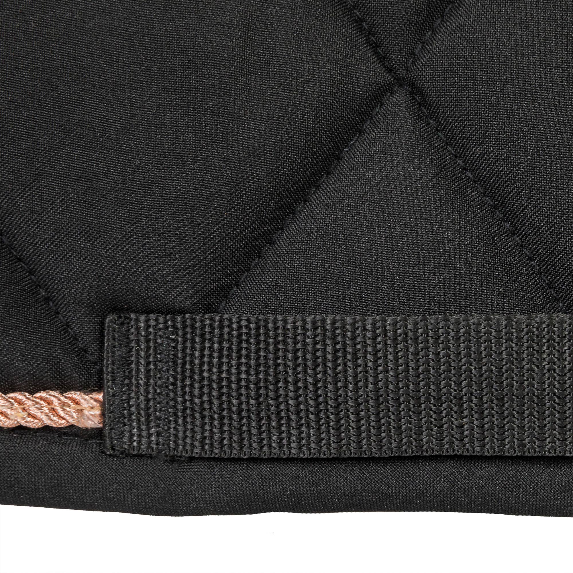 Back on Track Haze Collection Schabracke, Dressur, schwarz/roségold