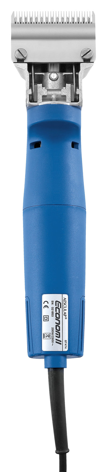 Aesculap Schermaschine Econom II, inkl. Schermesser-Set, blau