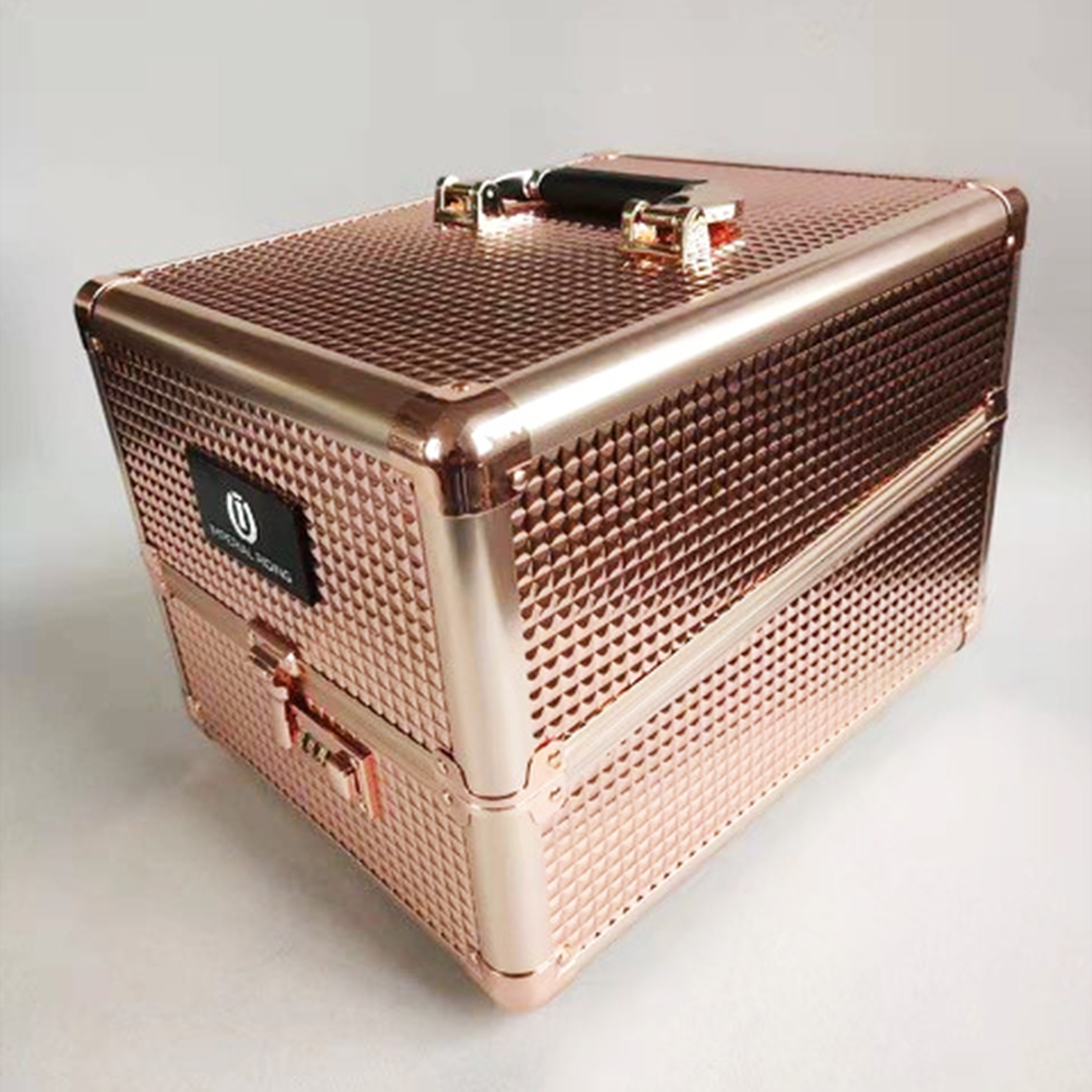 Imperial Riding Grooming Box Reithelm Box Roségold 26,5 x 33,5 x 24 cm Aussen