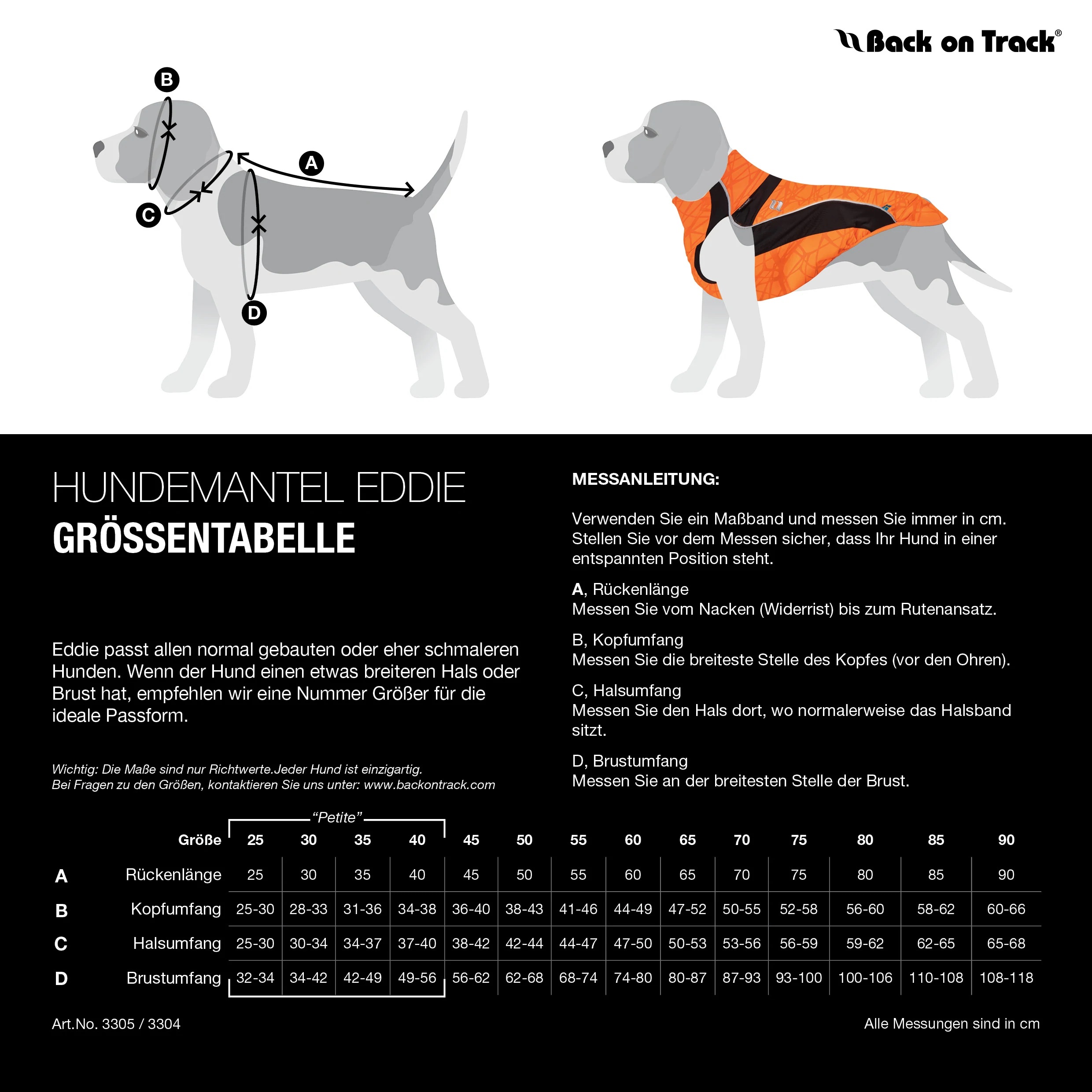 Back on Track Hundepullover Eddie, reflektierend