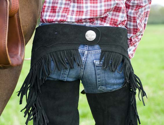Showchaps mit Fransen
