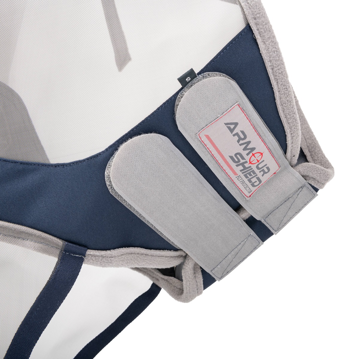 LeMieux Armour Shield Pro Fliegenmaske, mit Nasen- und Ohrenschutz, navy