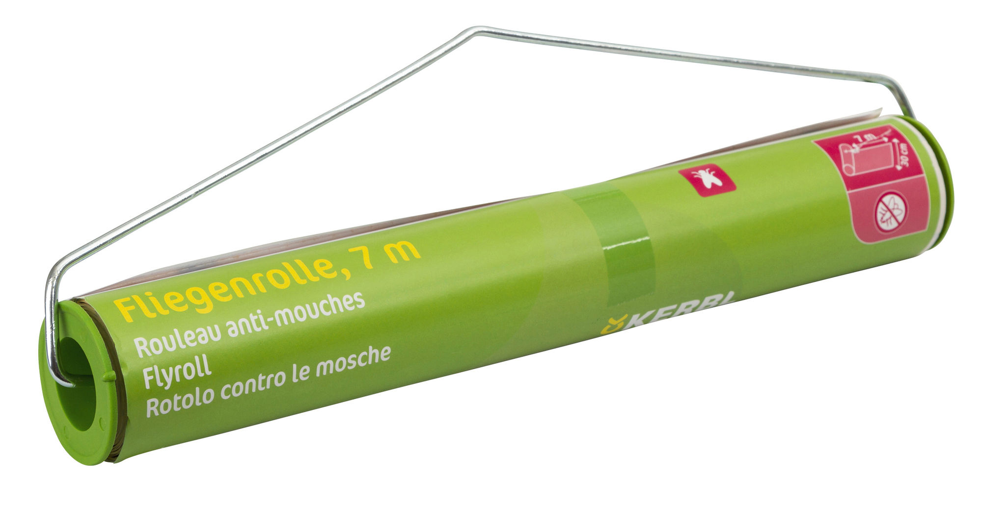 Kerbl Fliegenrolle, für Biobetriebe geeignet, 7 m