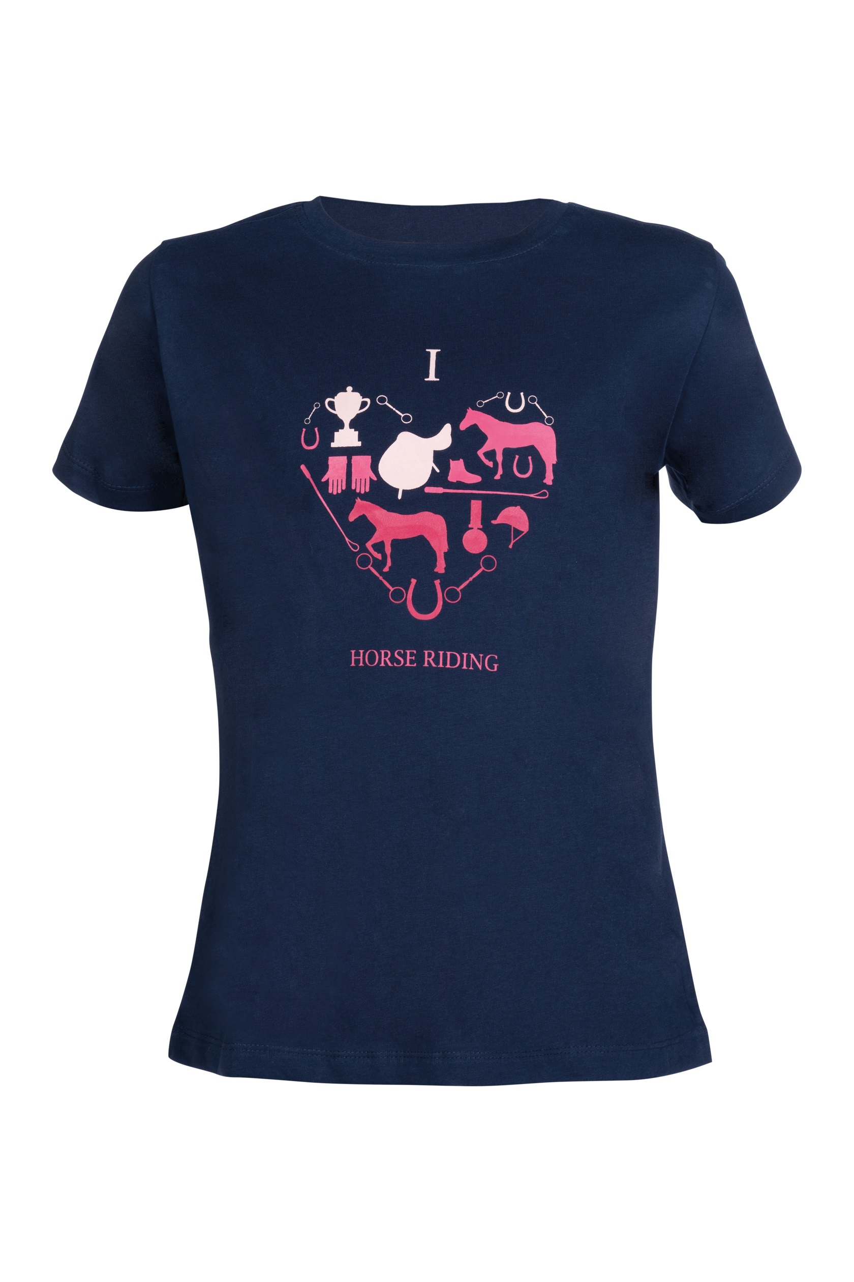 Kinder T-Shirt "I love horse riding"