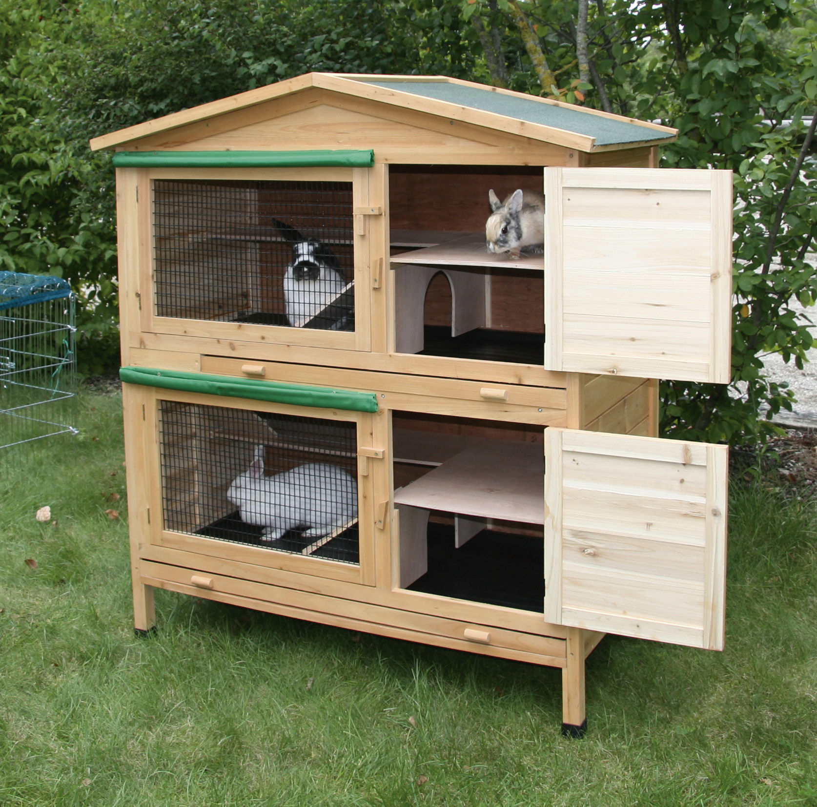 Kerbl Nagerhaus "Appartement", 118 x 61 x 130 cm, Holz