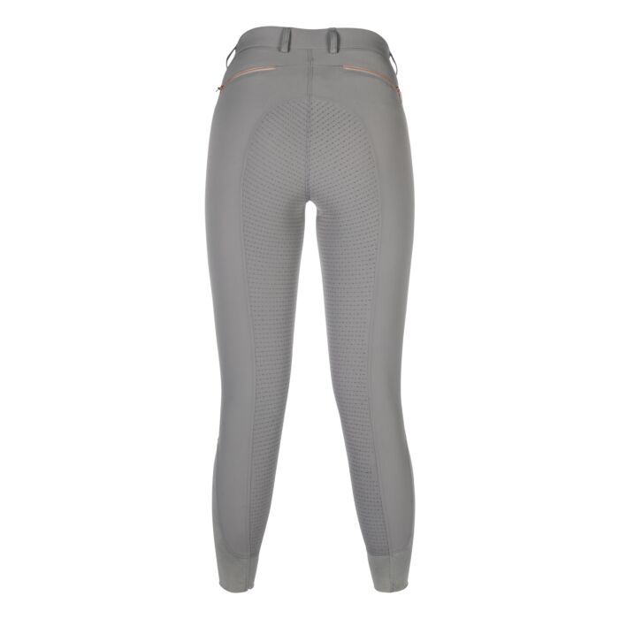 HKM Reithose "Rosegold Sparkle Style"  Sil.-Vollbesatz,grau/rosegold