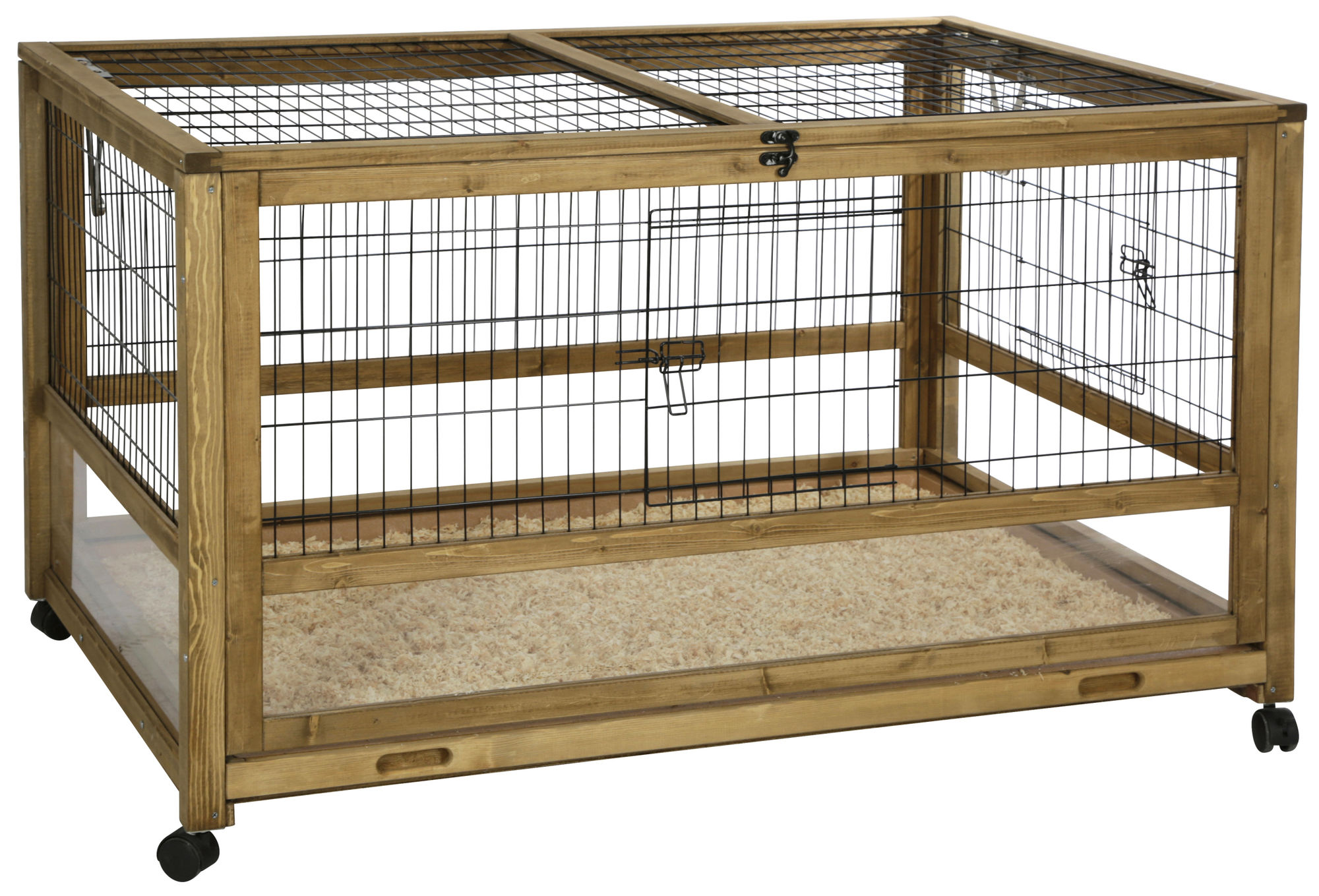 Kleintierkäfig "Indoor Space", 116 x 75 x 70 cm, Holz