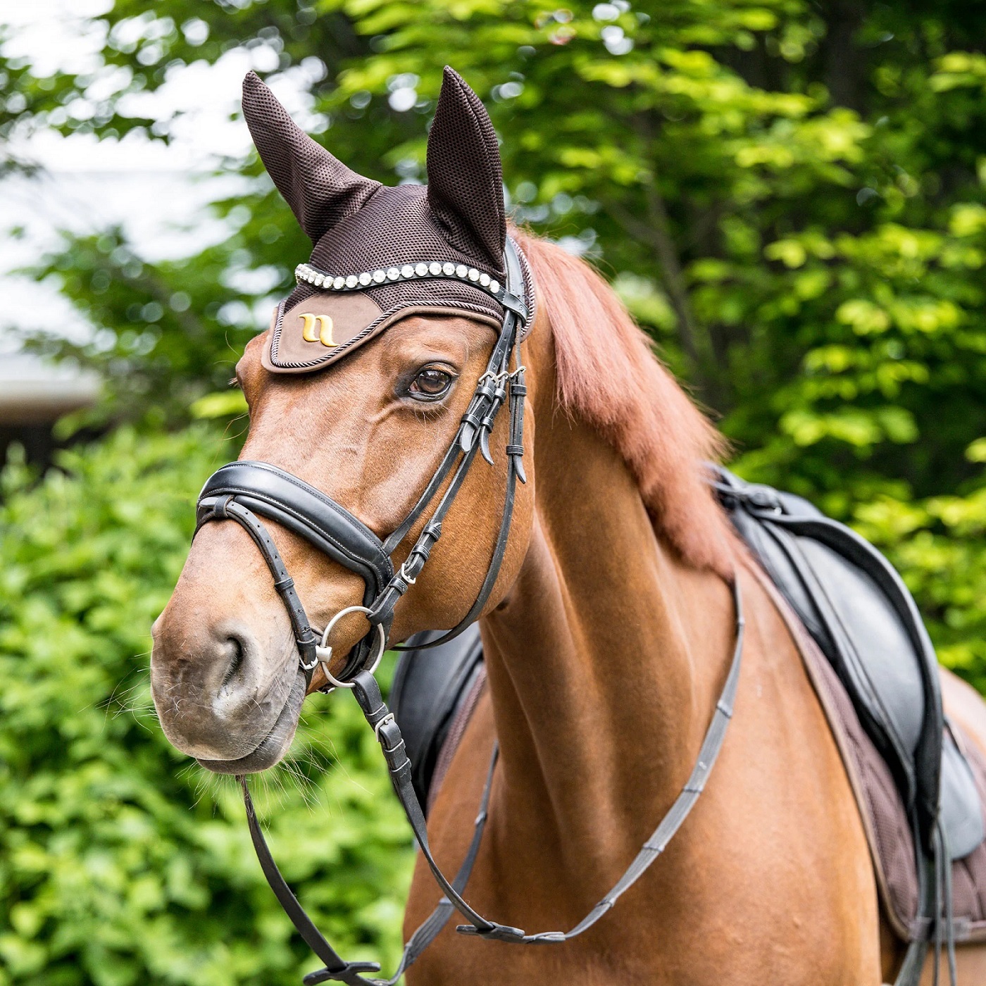 Back on Track Airflow Fliegenhaube, braun, Full